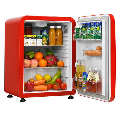 68L Compact Refrigerator with LED Light and Adjustable Thermostat