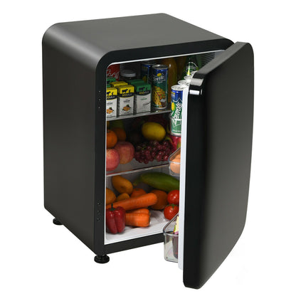 68L Compact Refrigerator with LED Light and Adjustable Thermostat